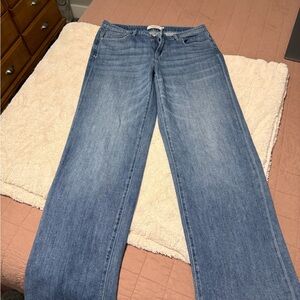 Stylish Blue Flare Women's Jeans